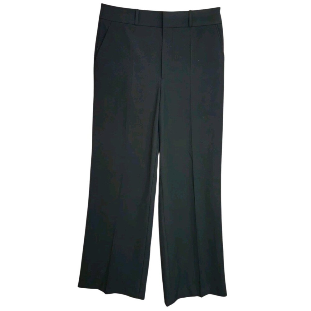 Frame Denim Relaxed Trouser Size 14 Black Wide Leg Suiting Version Wide Leg New - Picture 1 of 8